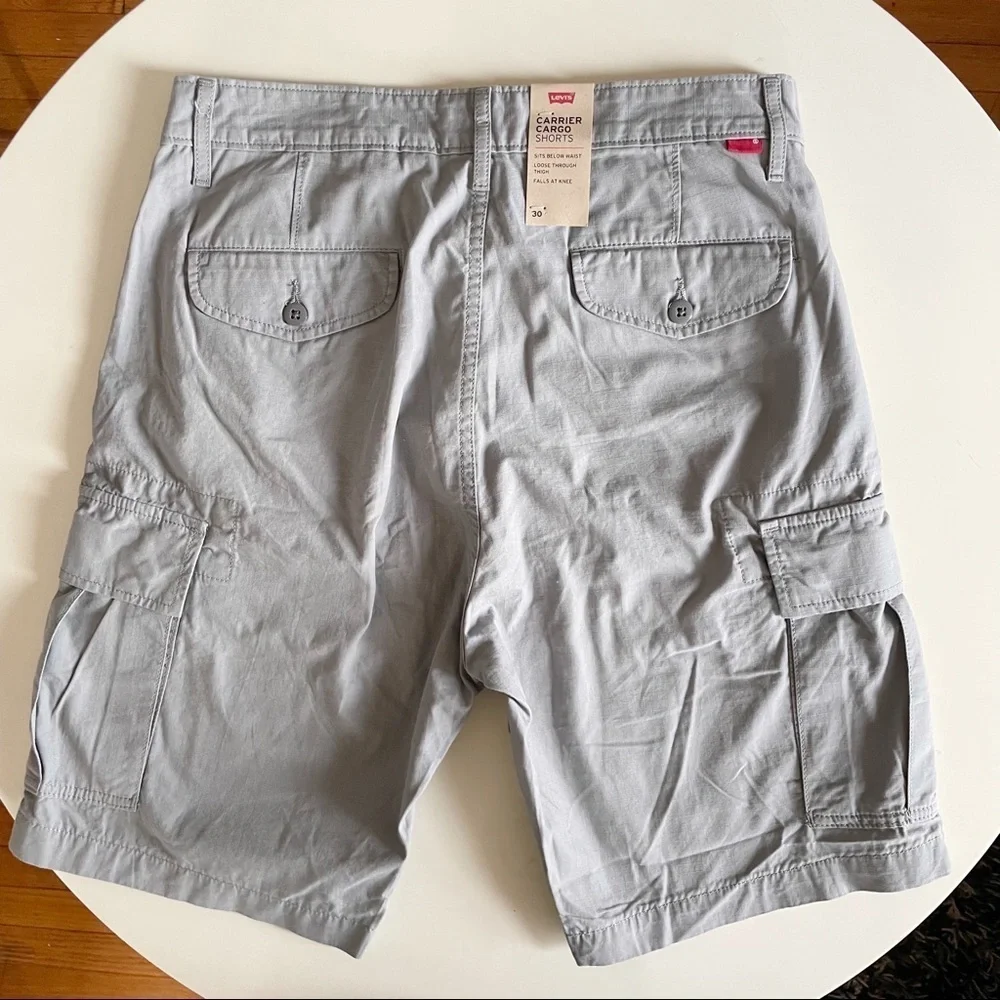 Levi’s Men’s Carrier Cargo Shorts Gray Size 30 New